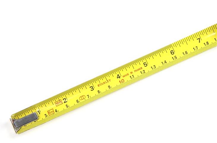 244 cm to inches