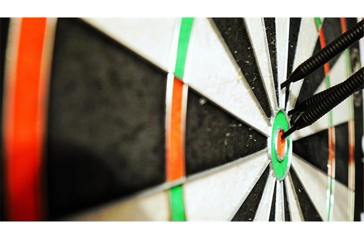 dartboard height and distance cm